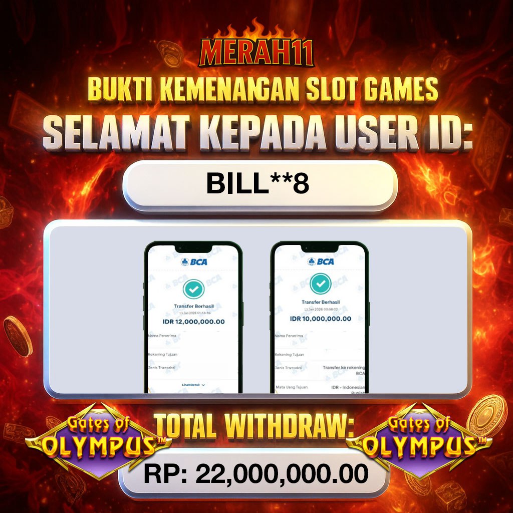 MERAH11: JACKPOT GATES OF OLYMPUS , Rp22,000,000.00, ~ LUNAS