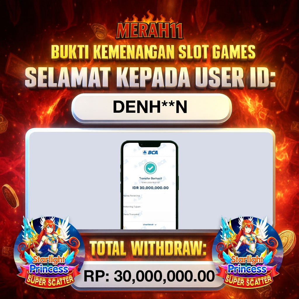 MERAH11: JACKPOT , Rp9,750,000.00, ~ LUNAS